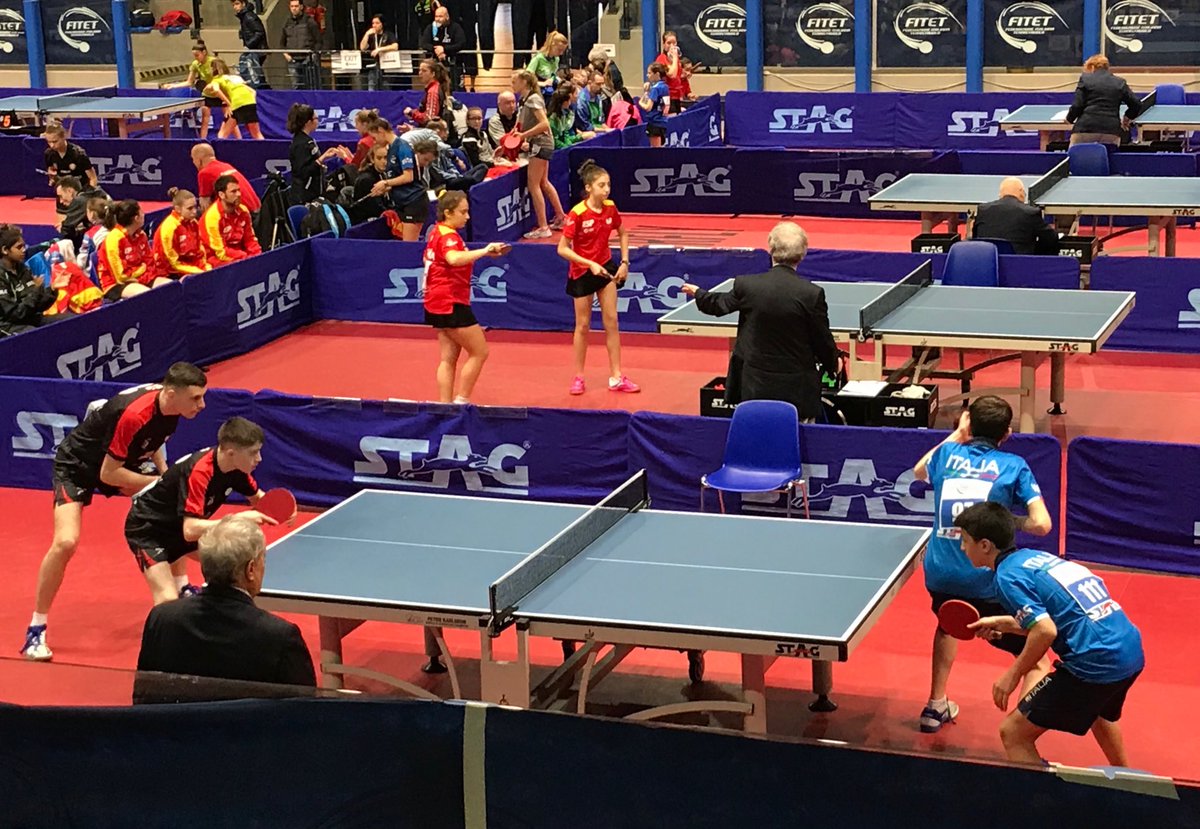 Ben and Tom focusing hard today v Italy in doubles. Ormesby boys for England ⁦<a href="/OrmesbyTTC/">Ormesby Table Tennis</a>⁩