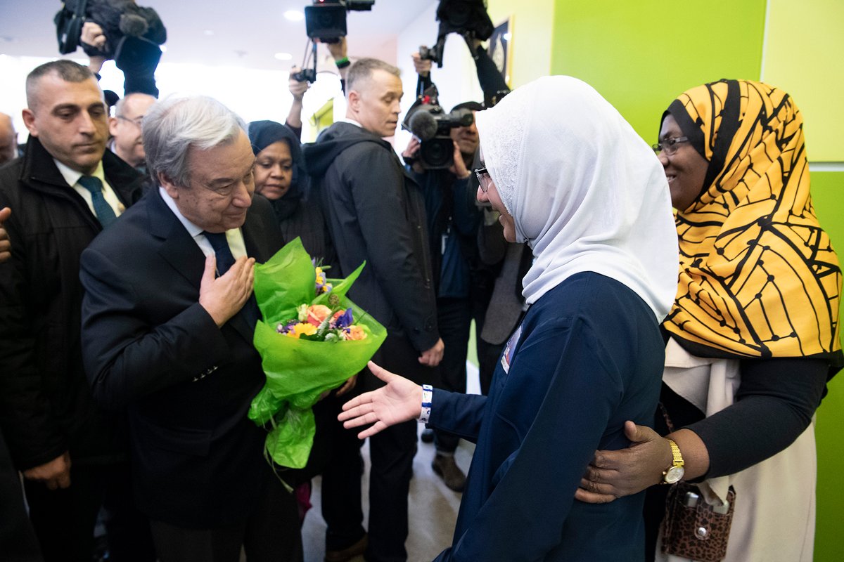 antonioguterres's tweet photo. Hate speech is spreading like wildfire. Social media is being exploited as a platform for bigotry.  Public discourse is being coarsened. The cancer is spreading.  It is our duty to find a cure. My remarks today at the NY Islamic Cultural Center: https://t.co/73It5qMLIi https://t.co/wFiKS9dmW6