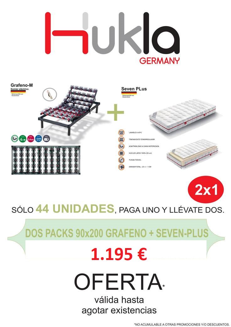 mueblessuperbcn's tweet photo. ¡Súper #oferta del mes en Muebles Súper!!!
2x1. Paga uno y llévate 2.
#Somier eléctrico modelo #GRAFENO-M + #Colchón SEVEN PLUS de Hukla.
2 packs de 90x200 por solo 1.195€
Oferta válida hasta fin de existencias. Solo 44 unidades.
#superoferta
@mueblessuper
@hukla https://t.co/yOrONLvURg