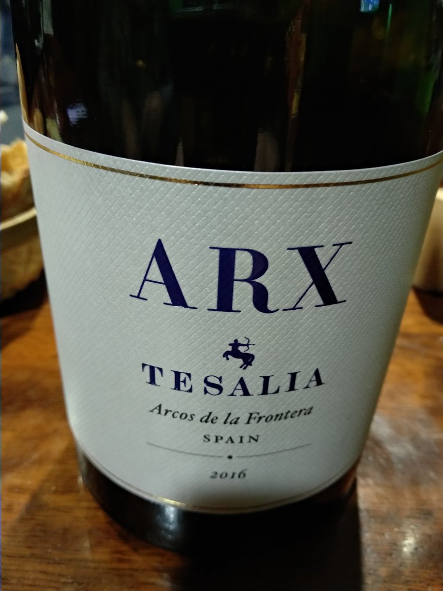 Gran vino #Arx de <a href="/BodegaTesalia/">Bodega Tesalia</a> 
La joya del sur
#syrah, #TintillaDeRota, #PetitVerdot