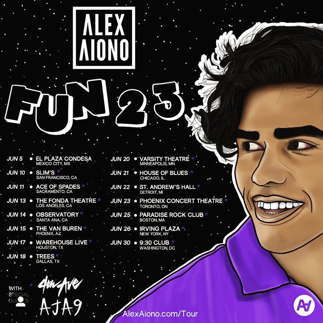 Future_Beat's tweet photo. ON SALE NOW: VIP Meet &amp; Greet packages with @alexaiono on the #FUN23 tour are now available! https://t.co/vfDoEaVCqF https://t.co/fkI5Pse7Yn