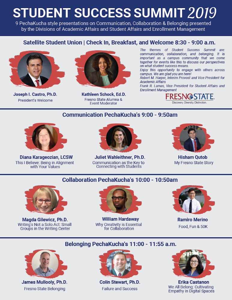 TheAnthroGeek's tweet photo. Excited about #StudentSuccessSummit19 https://t.co/e0aF9UCkMl