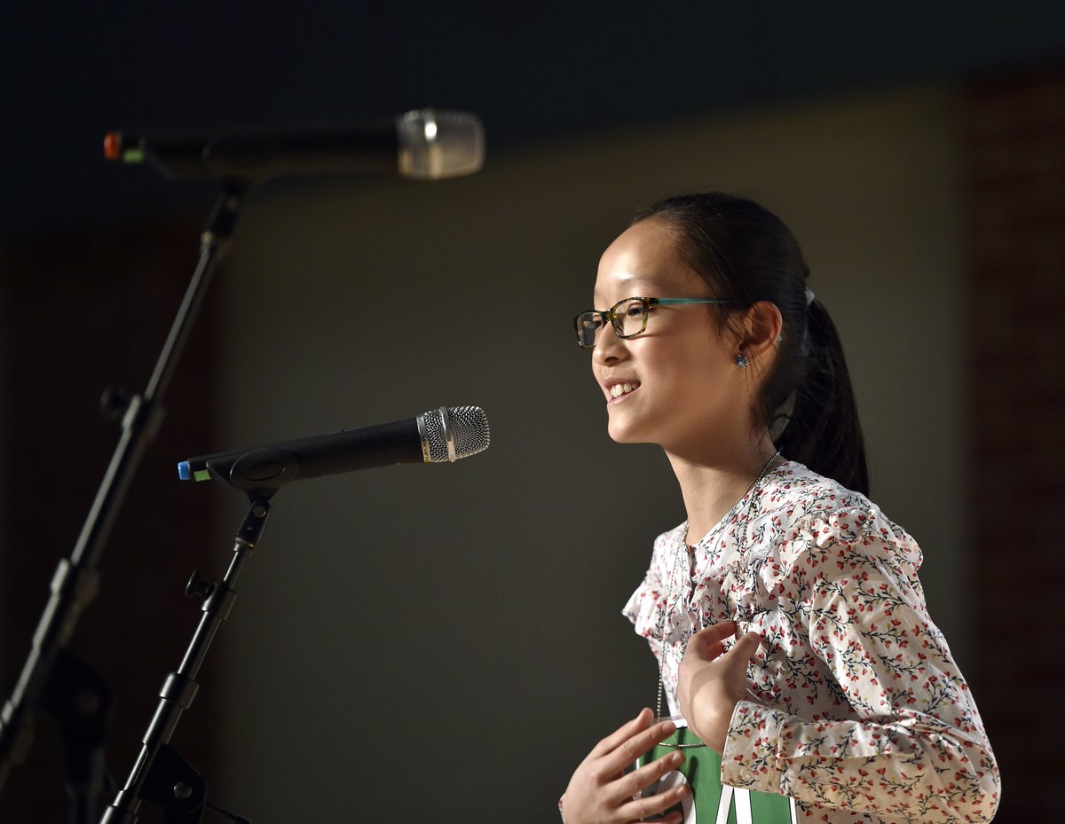phojoknight's tweet photo. Congratulations to this years @LancasterOnline Spelling Bee Grand Champion Sophie Zhang, from Landisville Intermediate Center @BarbHueskenLNP @LNPjunior @alexgeli @hempfield #spellingbee #spelling #WordsMatter https://t.co/vgJUllT2DA