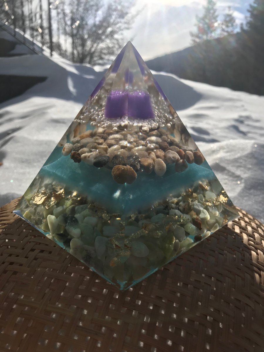 orgonics1's tweet photo. We are sharing our #orgonepyramids on Twitter now. This is a division of Driftwood Works Inc located in the #Kootenays #BC #Canada We will post Orgones and information on how to own one yourself. Here are a few examples https://t.co/tnV9zMsyBR