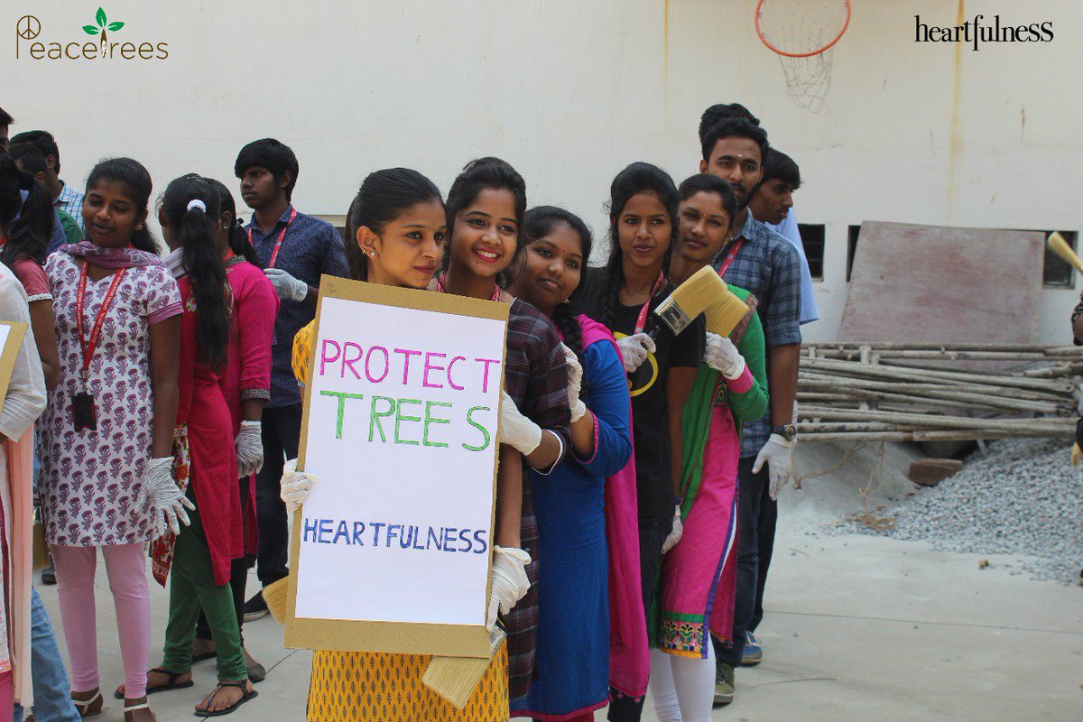 PeaceTrees1's tweet photo. #Savetrees #Peacetrees #Holi2019 #Happyholi2019 #heartfulness https://t.co/bW2QTdyDJ3