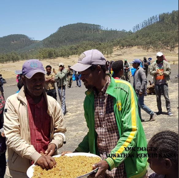 122monkey's tweet photo. This is #Ethiopia ! Locals gathered and remembered all the deceased on the 12th day since the #ET302 crash They set up tents, prepared, brought &amp; ate food together in accordance with tradition Some even skipped their friend's funeral stating that the grief felt here is greater. https://t.co/DHz5t1rX7O