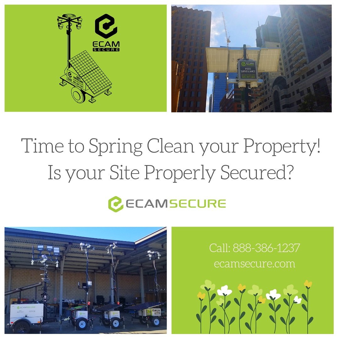 Let us know if we need us to provide a comprehensive security plan for your business.

Visit us at: ecamsecure.com
#ecamsecure #security #virtualsecurity #monitoring #MobileUnits #cctv #businesssecurity #springtime