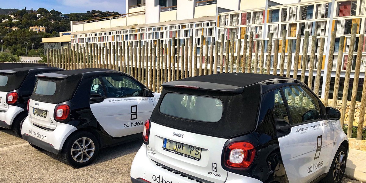 andrewaforbes's tweet image. Feeling young at heart @ODPortPortals hotel. My suite includes a SmartCar during my stay on the island. How cool is that?! Alternatively, one could go for a spin on one of the property’s electric scooters... #odhotels #odmoment #odlife #mallorca #hotels #theplacetobe #portportals