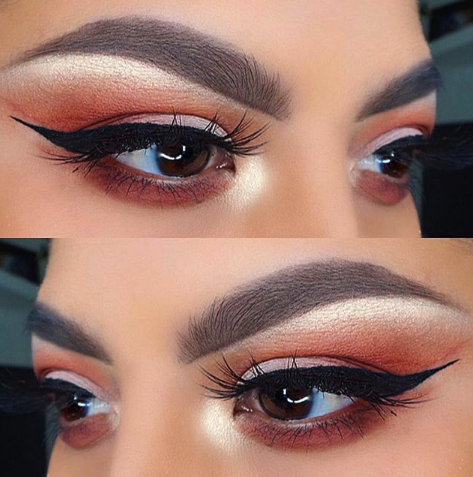 BenefitBeauty's tweet photo. This glam is giving us ALL the feels! 😍@jjessmakeup completes this #benefitbrows look wearing #preciselymybrowpencil in shade 5 & #rollerliner! https://t.co/6KNqx4qwdO