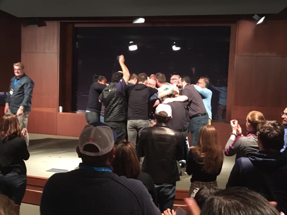 LittleJoeTV's tweet photo. Another amazing week at the @NPPA #NVW is in the books. #Y59 brought laughs and tears, applause and hugs. It was one of our best years ever. And by God, Group I was the greatest. @nppanewsvideo @NPPAGardenGnome @nbcsandiego #TDBF https://t.co/BPovCmrOpS
