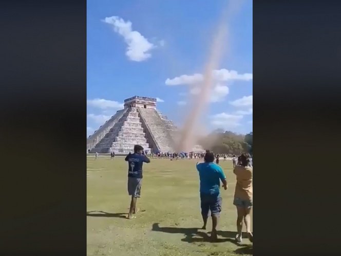 Chichén Iztá-tornado