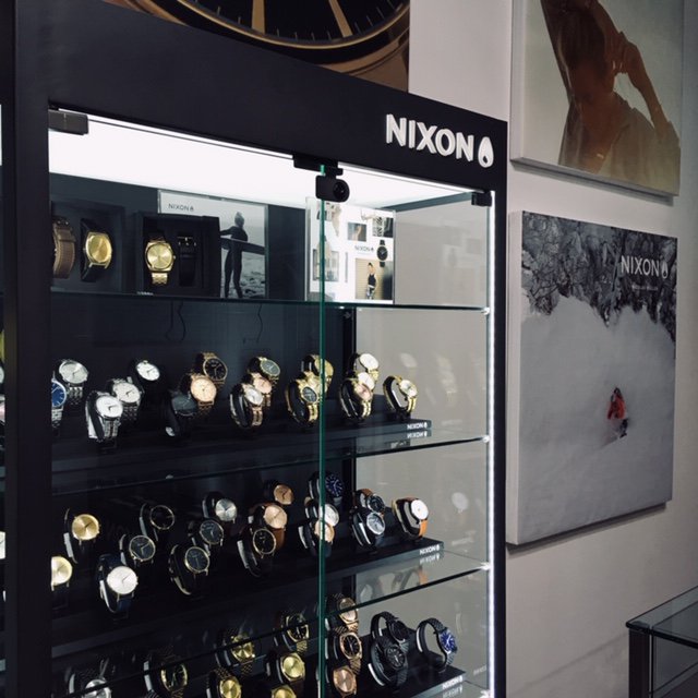 ztaguildford's tweet photo. Building our Nixon Shop in Shop, come check us out.  Watches wallets hats and hip packs available now https://t.co/NDdQJZfcjC