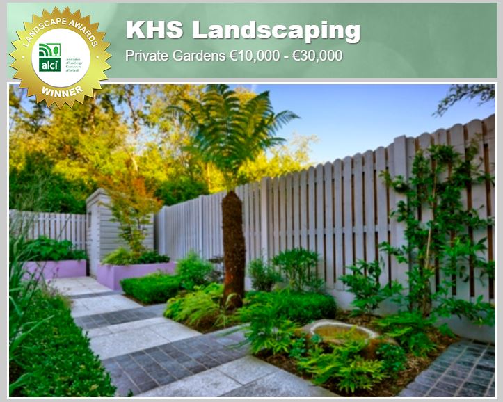 Joint winner of the #ALCIAWARDS for a private garden between €10,000 - €30,000 is KHS Landscaping.

Congratulations to KHS Landscaping and all nominated. See the full list of winners online. alci.ie/awards/