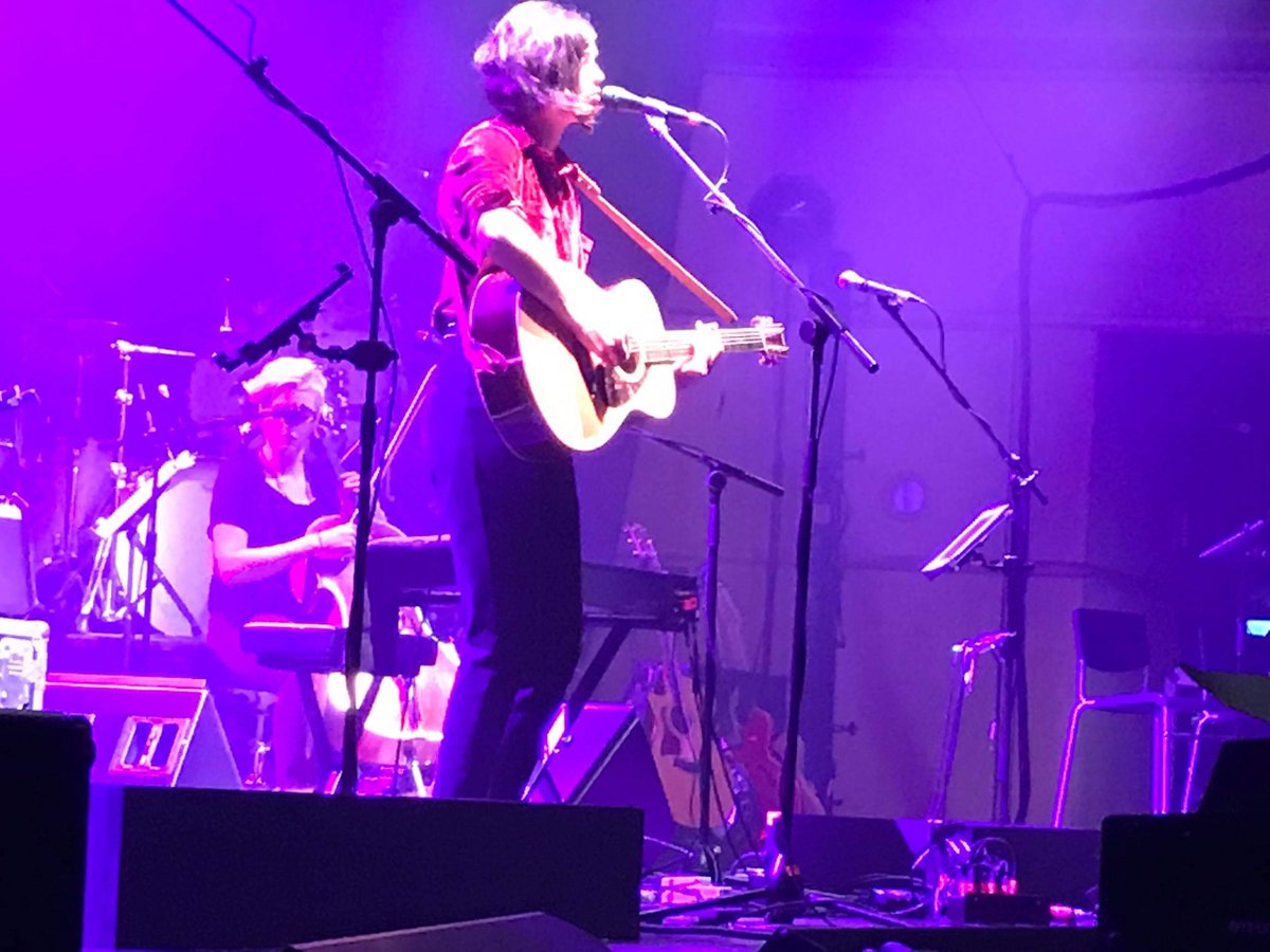 In the pink on stage at the Royal Concert Hall in Glasgow - <a href="/HattieBriggs/">Hattie Briggs</a> with <a href="/JasmineSNeale/">Jasmine Scott Neale</a> and Matt Park.  #astimegoesby supporting <a href="/AlfieBoe/">Alfie Boe OBE</a> 🎸🎹🎤🎹🎸