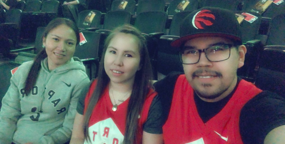 Kaymos676's tweet image. First raps game !! 🏀 #WeTheNorth #Tangerine