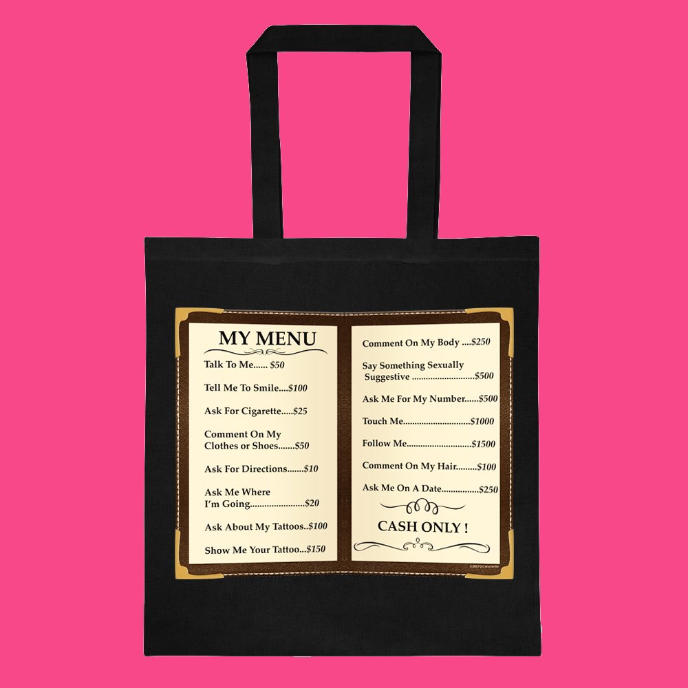 JPCriscitello's tweet photo. New Menu Tote ! Save Your Breath &amp; Make Some Cash On The Side !!

Order Here : https://t.co/Jc5pWruzd0 https://t.co/xaML7ye9sA