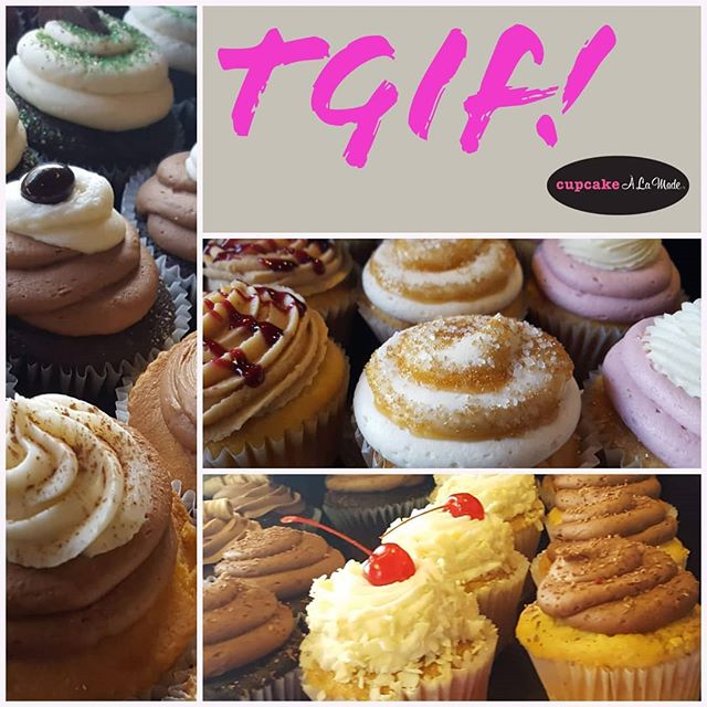 Cupcakealamode's tweet photo. Come out and celebrate a wonderful week!

#tgif #cupcakes #dessert #datenight #familynight #celebrate #howwedokc #shopkc #shopsmall https://t.co/UsVhKorr4J