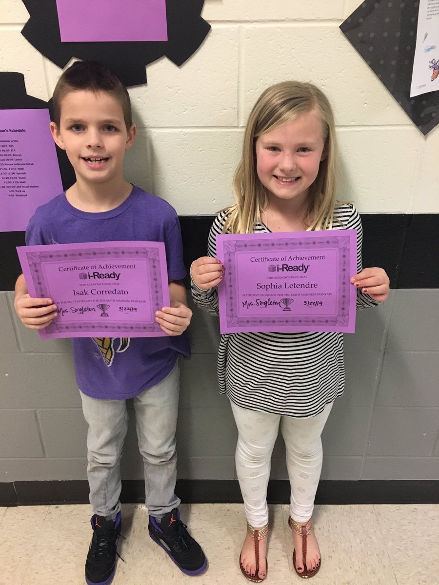 sweetsingletons's tweet photo. Our top iReady kiddos for this week! @ClarkCreekSTEM #CCSDMathMadness https://t.co/vHd2JBDo3M