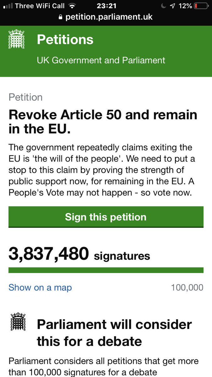 kidneydoc101's tweet photo. #REVOKE_ARTICLE_50 #Petition : at 17.13pm 3,420,786 signatures. 6 hours later increased by ~417,000. Compare and contrast with #leavewithnodeal 392,966 and 0 more over 6hrs. There is hope. #Brexit @theresa_may @jeremycorbyn @Conservatives @UKLabour @TheIndGroup anyone listening https://t.co/PoHeS0cZYx