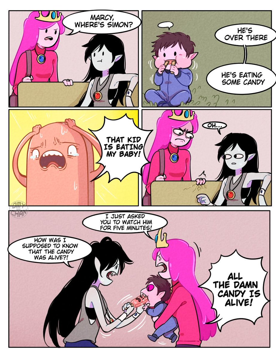 PB mental Note: Don't leave Marceline alone with Simon. 