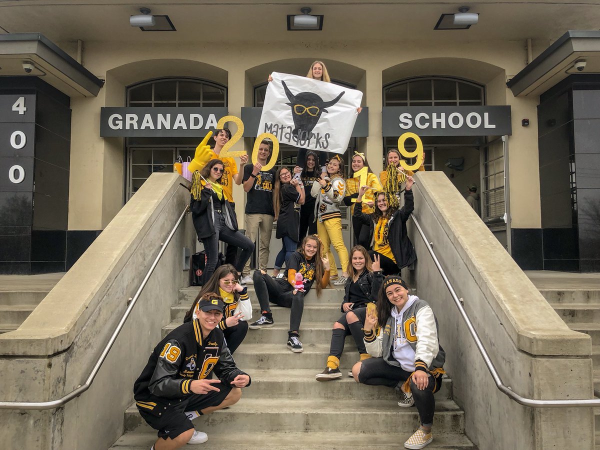 matadorks's tweet photo. who’s got the beat? Granada MATADORKS got the beat💛🖤 absent: Jake Addington 15/15 #ghsspiritgames 🌟 https://t.co/kY1vIlLfif