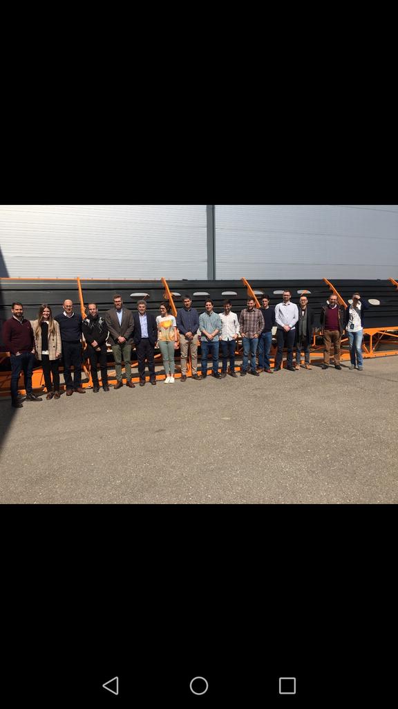 ZahraSharifK's tweet image. SHERLOC Project (#Cleansky2) meeting in #FIDAMC , Spain. Impressive Composite wing panel manufactured by them.