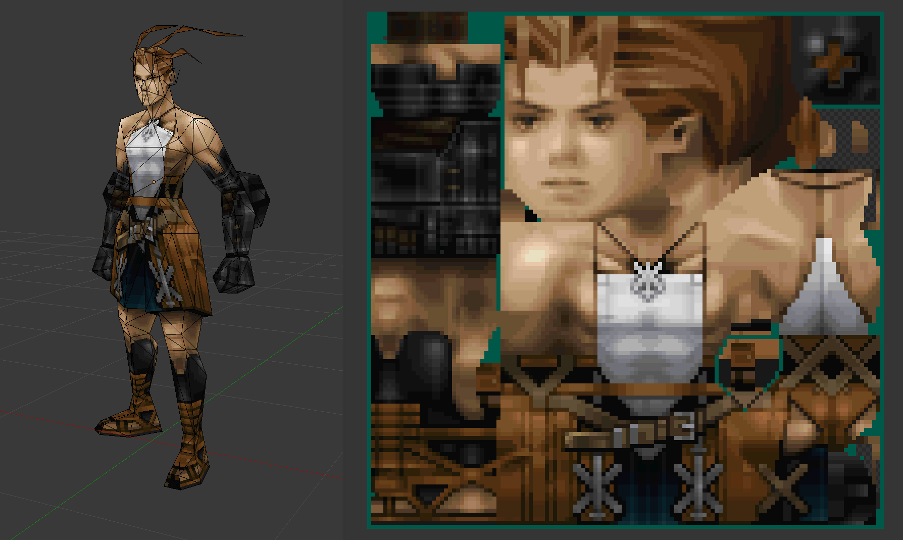 心優しき坊主 Infinitybullet 古代の驚異的な技術 Playstation ベイグラントストーリー Ps時代のメッシュ テクスチャー技術の最高峰 テクスチャーはドット打ちで作られメッシュは当時のブラウン管想定ボケを考慮して組まれている 正に魔神の所業 心優しき坊主 Infinitybullet 古代の驚異的な技術 Playstation ベイグラントストーリー Ps時代のメッシュ テクスチャー技術の最高峰 テクスチャーはドット打ちで作られメッシュは当時のブラウン管想定ボケを考慮して組まれている 正に魔神の所業