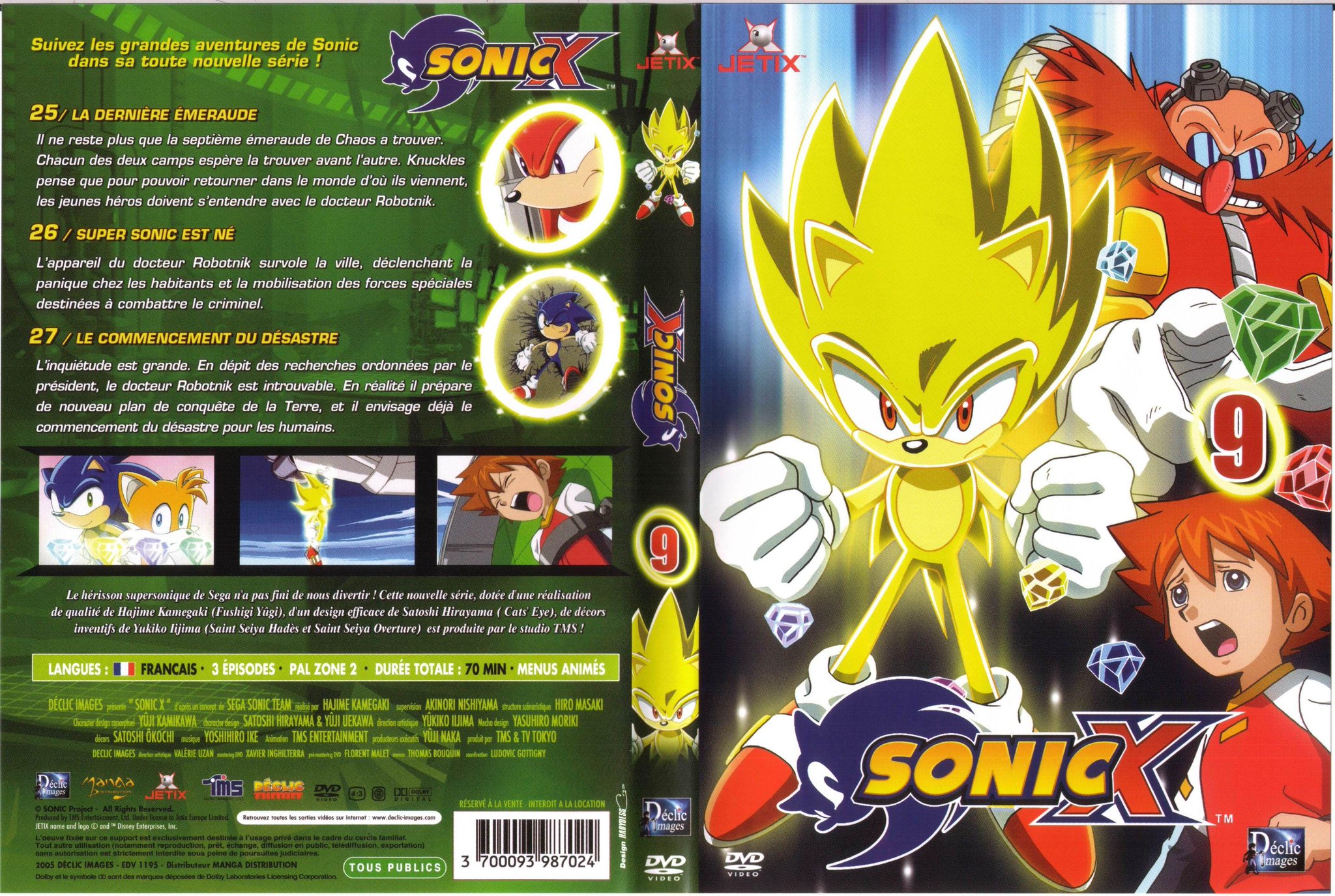 Patmac With The Announcement Of The New Blu Ray Release Of Sonic X Coming Soon It S Time For Me To Once Again Praise How Incredible The French Dvds Of Sonic X
