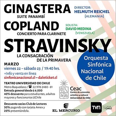 _ccristino_'s tweet photo. Sala llena, Corazón contento para el arranque de la temporada 2019 de @lasinfonica (conmovedora versión #FueraDePrograma de "Te recuerdo Amanda") @CEAC_UChile https://t.co/XQ0DLSPej1