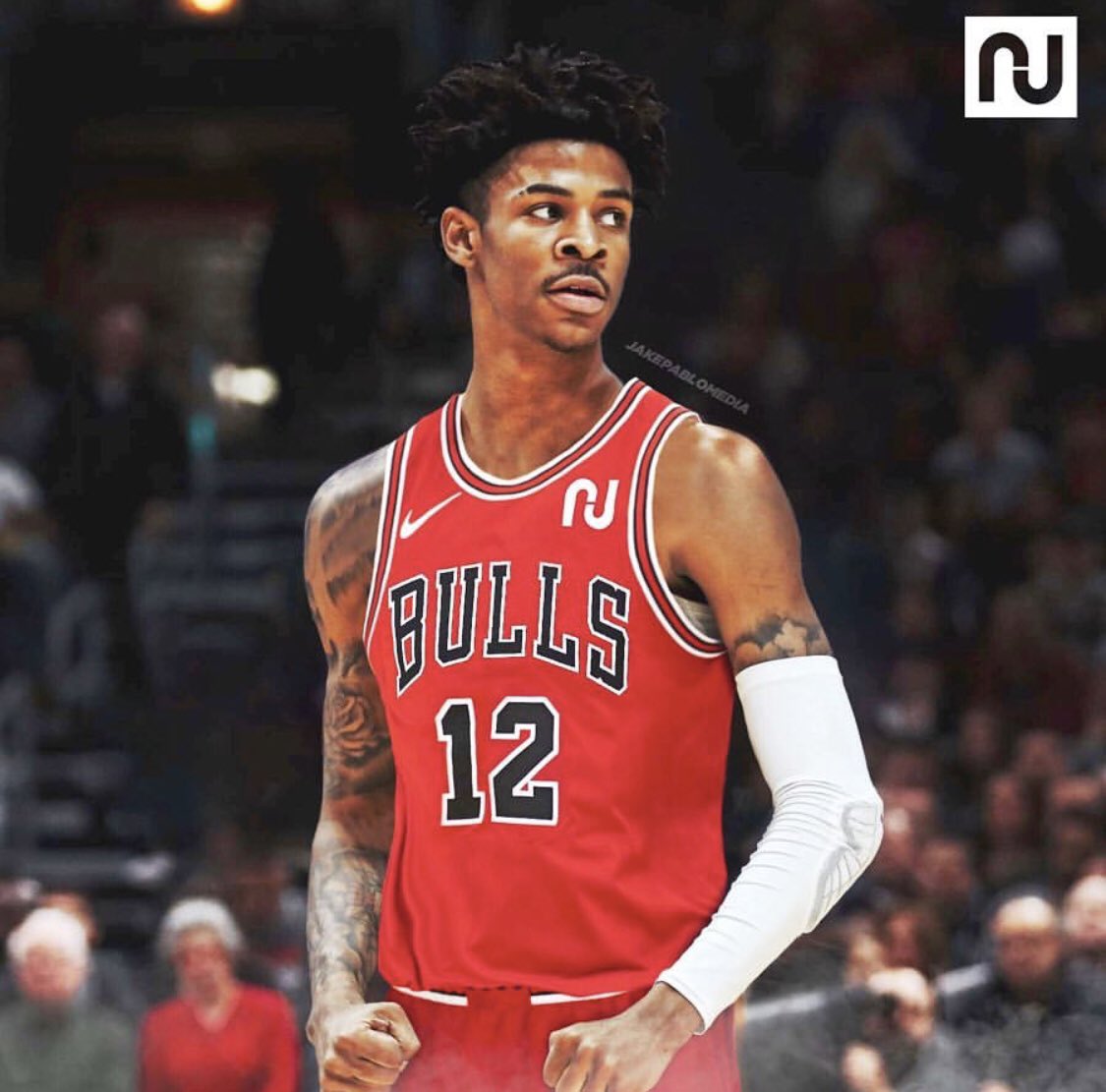 Ja Morant and a Bulls jersey 