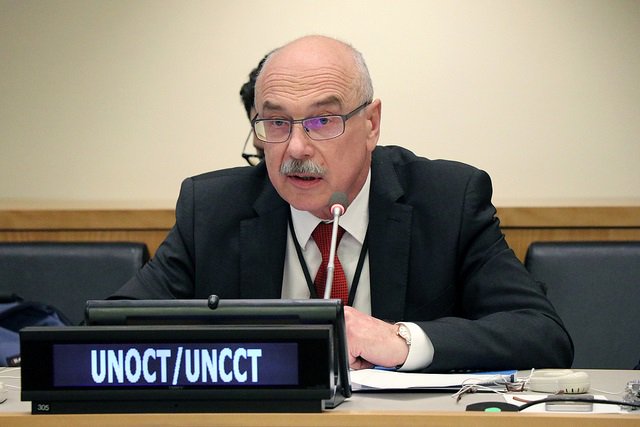 UN_OCT's tweet photo. «The compendium is a key tool to enhance Member States capability to use biometrics in the context of #counterterrorism in compliance with #humanrights », USG @UN_OCT briefing on UN Compendium for #Responsible Use &amp; Sharing of #Biometrics in CT w/ @UN_CTED  @BiometricsInsti https://t.co/hQ4UMW872p
