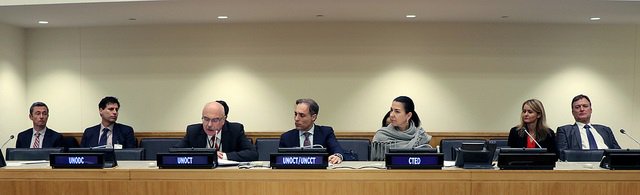 UN_OCT's tweet photo. «The compendium is a key tool to enhance Member States capability to use biometrics in the context of #counterterrorism in compliance with #humanrights », USG @UN_OCT briefing on UN Compendium for #Responsible Use &amp; Sharing of #Biometrics in CT w/ @UN_CTED  @BiometricsInsti https://t.co/hQ4UMW872p