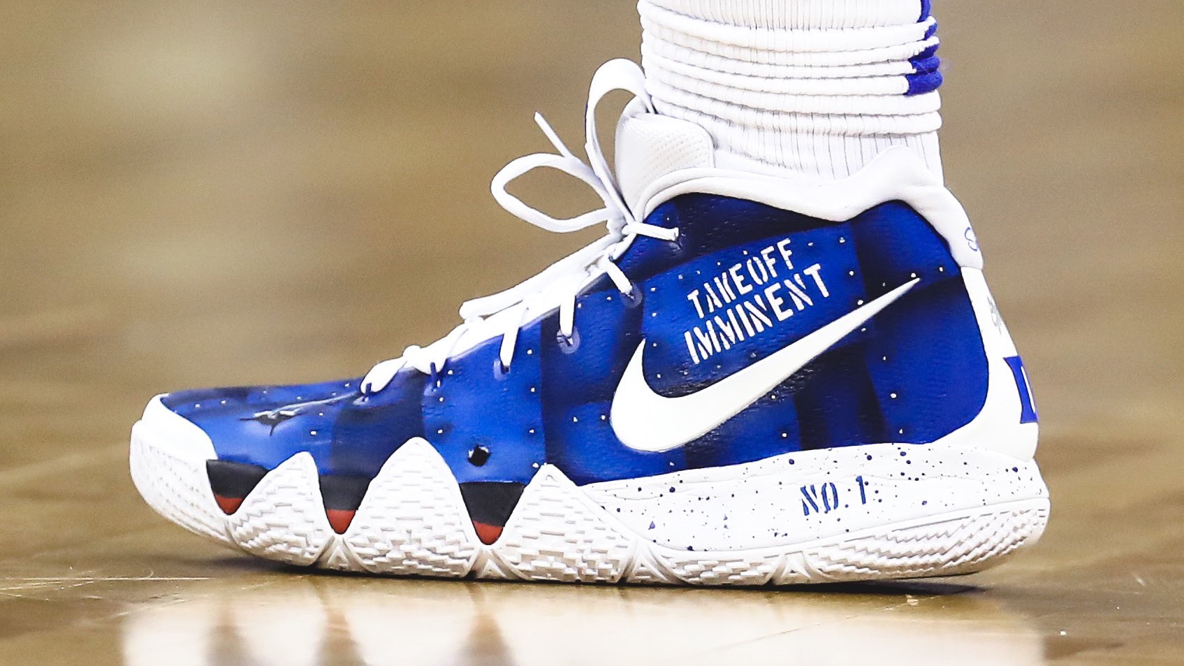 Zion Williamson Nike Kyrie 4 Duke PE Info