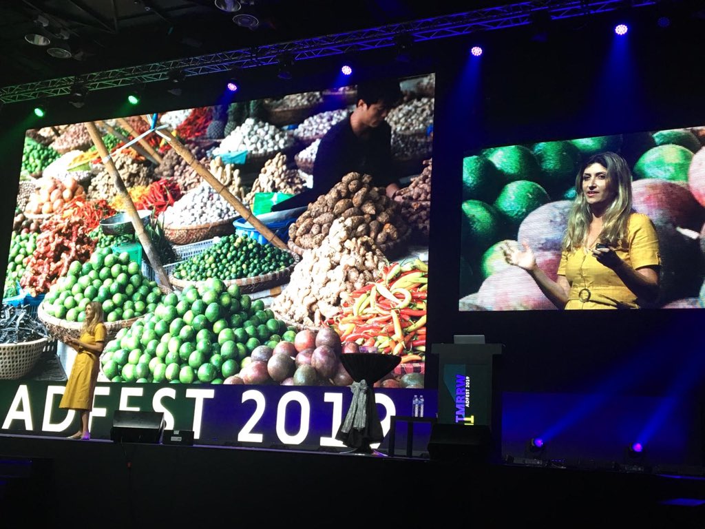 Had the pleasure today to talk about creativity, technology and innovation and how it all connects to food! Thank you <a href="/ADFESTbuzz/">ADFEST</a> for having me!