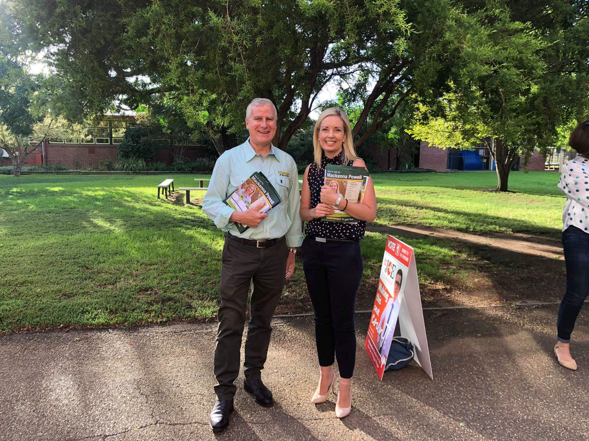 mackenna_powell's tweet photo. Great to be out early with the Deputy Prime Minister @M_McCormackMP. Vote 1!
#mp4mp #nswnationals #community #localjustlikeyou #mackennapowell #vote1
Authorised M Powell
185 Baylis Street, Wagga Wagga. https://t.co/vJ6qKPwVNb