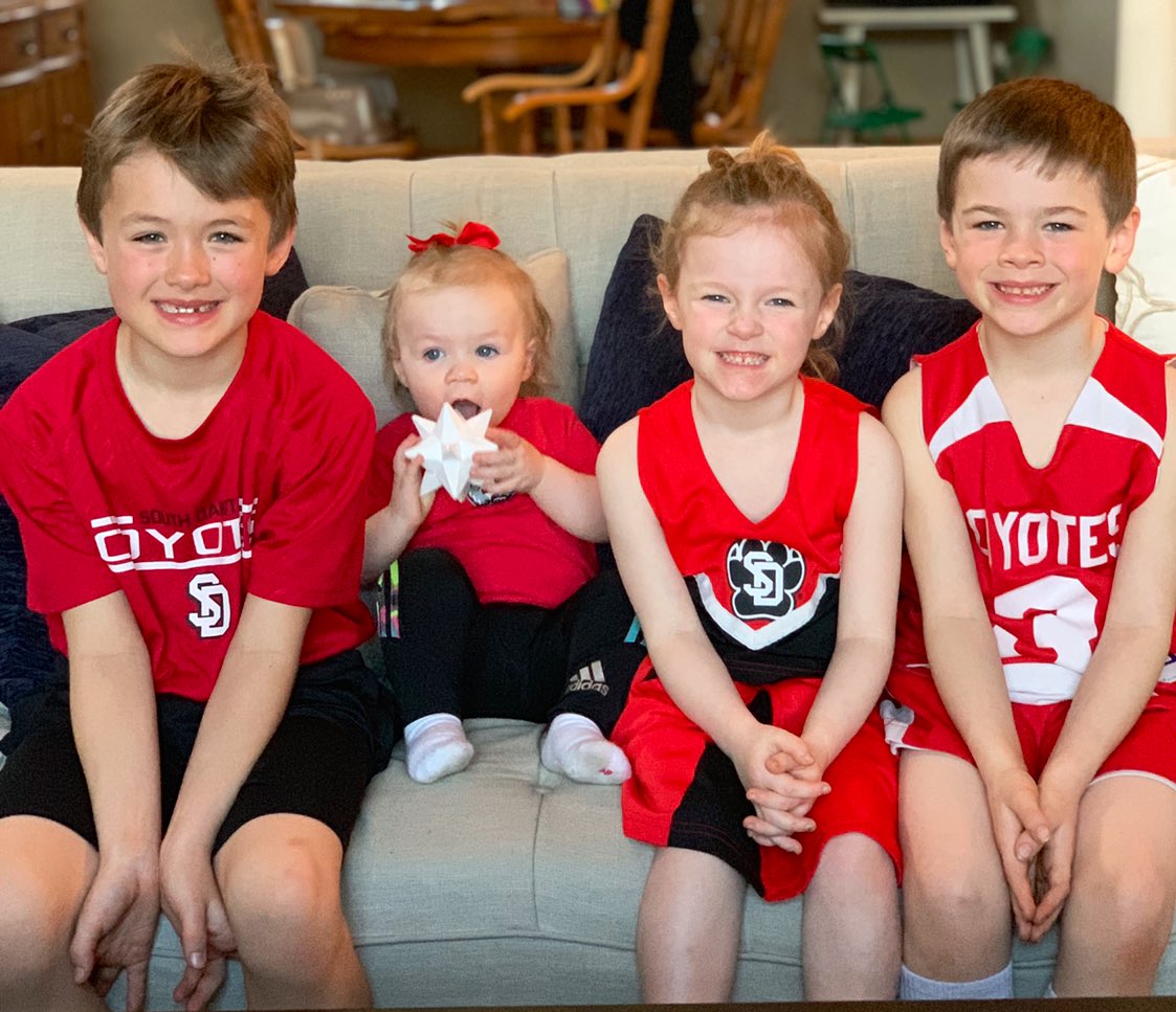 braedoyle's tweet photo. Cheering on the YOTES! Let’s keep this going, ladies!!  #goyotes #StyledByCharlies @SDCoyotesWBB @usdcharliestore https://t.co/08I4awn9Rz