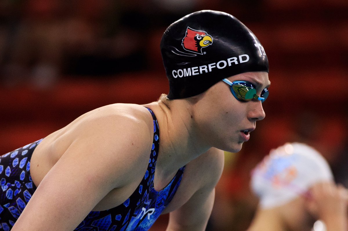 LouisvilleSD's tweet photo. 🥇🥇🥇🥇🥇🥇🥇🥇

With Comerford’s win in the 200 free, the Cards extend the streak to eight straight seasons with an NCAA champion 🔥💥👏🏼 #GoCards https://t.co/B8MqK44sur