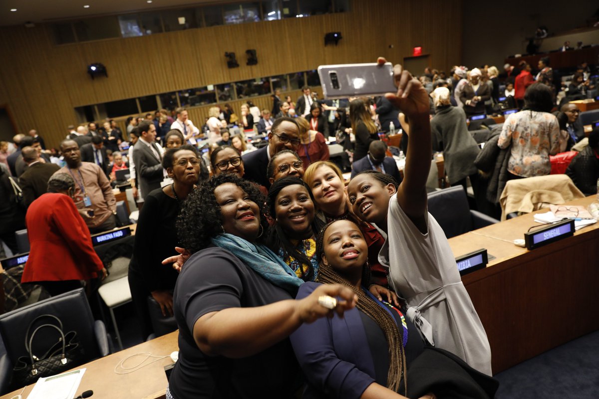 UN_CSW's tweet photo. And the #CSW63 Agreed Conclusions have been ADOPTED! Congratulations to all delegations! https://t.co/Ygi1KJLfrs