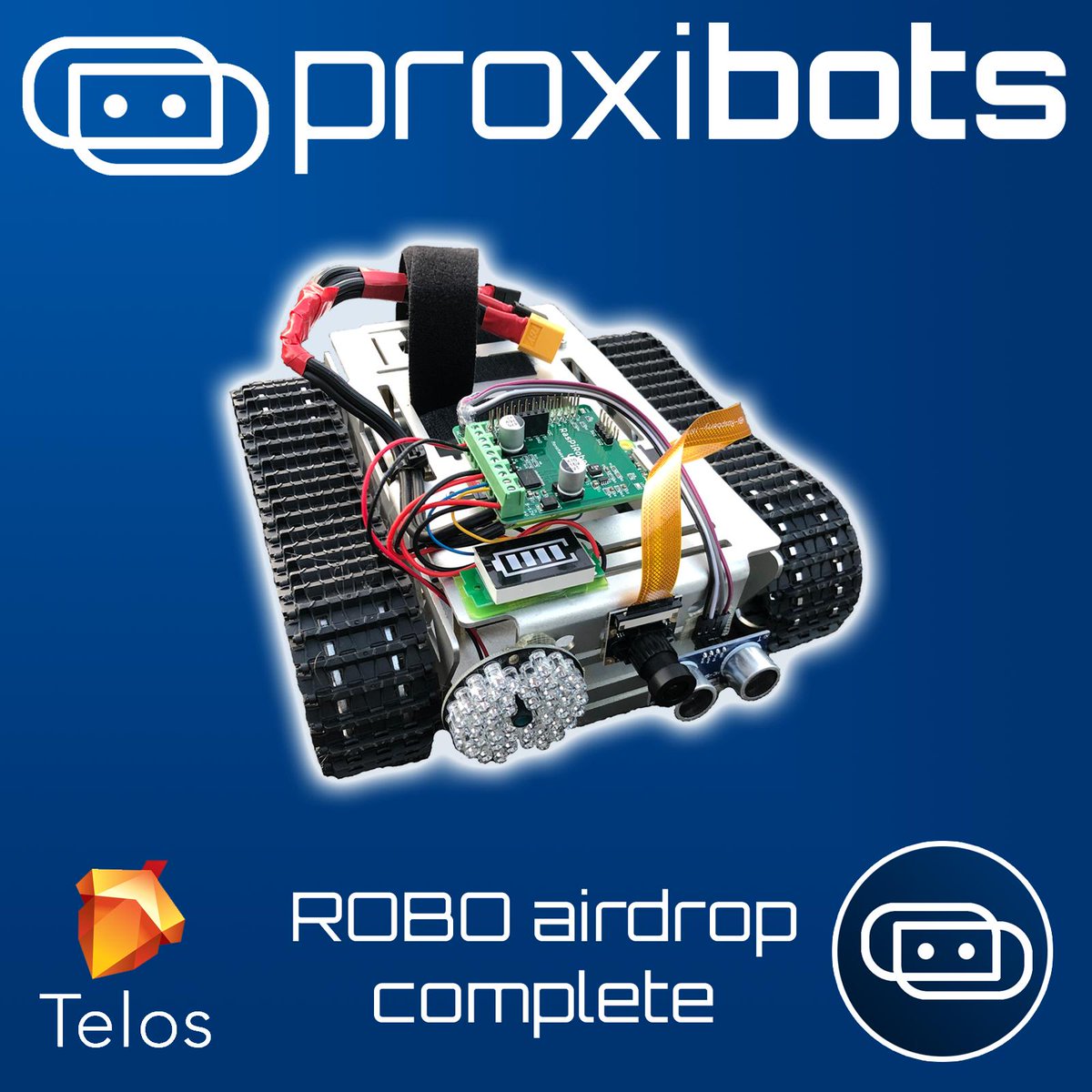 proxibots's tweet photo. We've just completed the #airdrop of the ROBO token on the Telos blockchain! Staking is now open at https://t.co/pTCSLXxVrT - Our next robotics challenge will be launching soon!

@HelloTelos @infinitybloc @GoodBlockio @telosdac @BuildOnTelos @builtoneosio #eosio https://t.co/9KFjSjtpXx