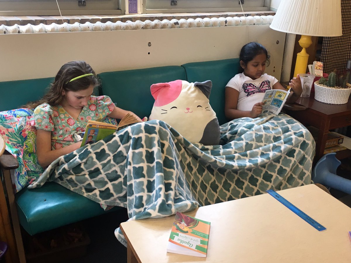 Ms_SJamal's tweet photo. March Is Reading Month pajama day and Read-a-thon! So great to see students engaged in reading books! #A2Engage @CrankshawMolly https://t.co/1sLmEKnV9o