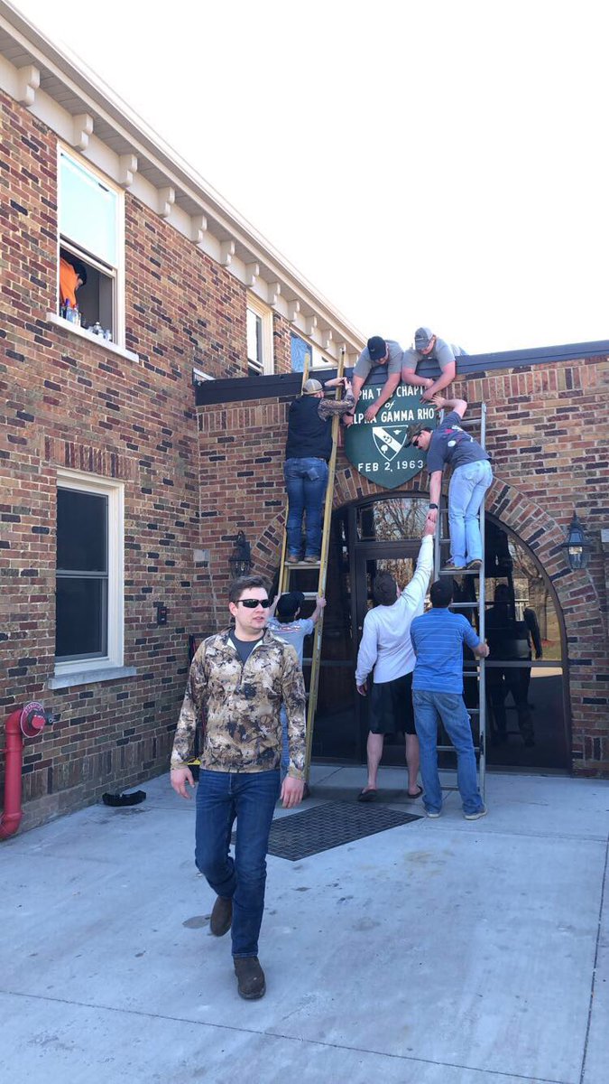 A little house clean up in preparation of Founders Day tomorrow!