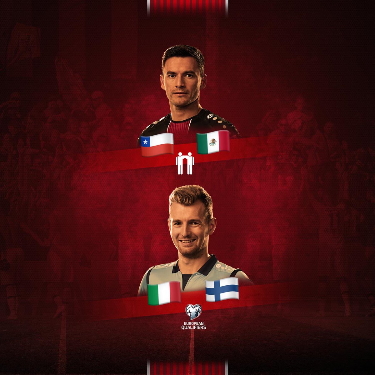 🇨🇱 GAMEDAY 🇨🇱🇫🇮 GAMEDAY 🇫🇮

A friendly for Charles Aránguiz 🇨🇱 and a EURO Qualifier for Lukas Hradecky🇫🇮!

Chile will take on Mexico in San Diego at 03:15 CET
Finland will take on Italy in Udine at 20:45 CET