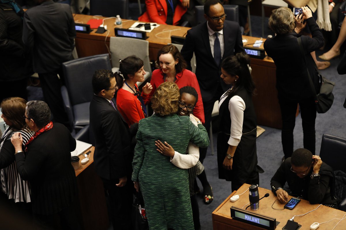 UN_CSW's tweet photo. And the #CSW63 Agreed Conclusions have been ADOPTED! Congratulations to all delegations! https://t.co/Ygi1KJLfrs