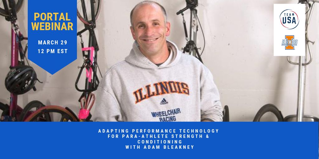 PUSH (@trainwithpush) on Twitter photo Join us on Friday 29th March at 12pm (EST) as US Olympic Coach, <a href="/adambleakney/">Adam Bleakney</a> takes us through his approach to training para-athletes, & how he has integrated performance technology to support his coaching.
*Only 50 spots available*
SIGN UP // buff.ly/2Fk1PCB Join us on Friday 29th March at 12pm (EST) as US Olympic Coach, <a href="/adambleakney/">Adam Bleakney</a> takes us through his approach to training para-athletes, & how he has integrated performance technology to support his coaching.
*Only 50 spots available*
SIGN UP // buff.ly/2Fk1PCB