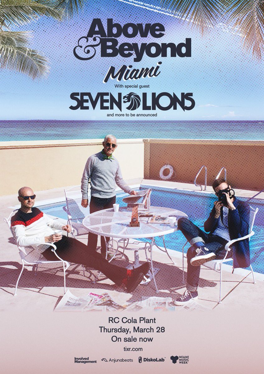 Above &amp; Beyond, Seven Lions and more tba 😎

Catch Group Therapy during Miami Music Week! Brought you by <a href="/Diskolab/">DiskoLab</a>.