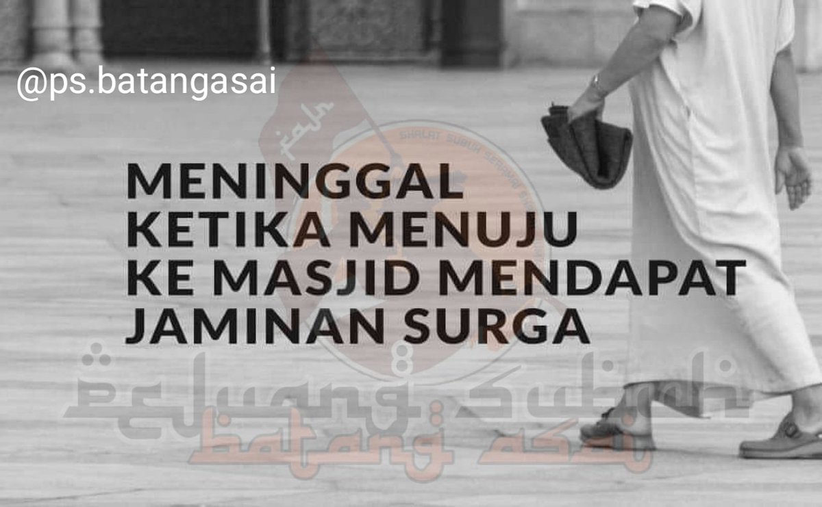 SubuhAsai's tweet photo. Hijrah di masa-masa akhir zaman 27 Drajat
sholat subuh seramai sholat jum'at
istiqomah https://t.co/EYtlMSmpEr
