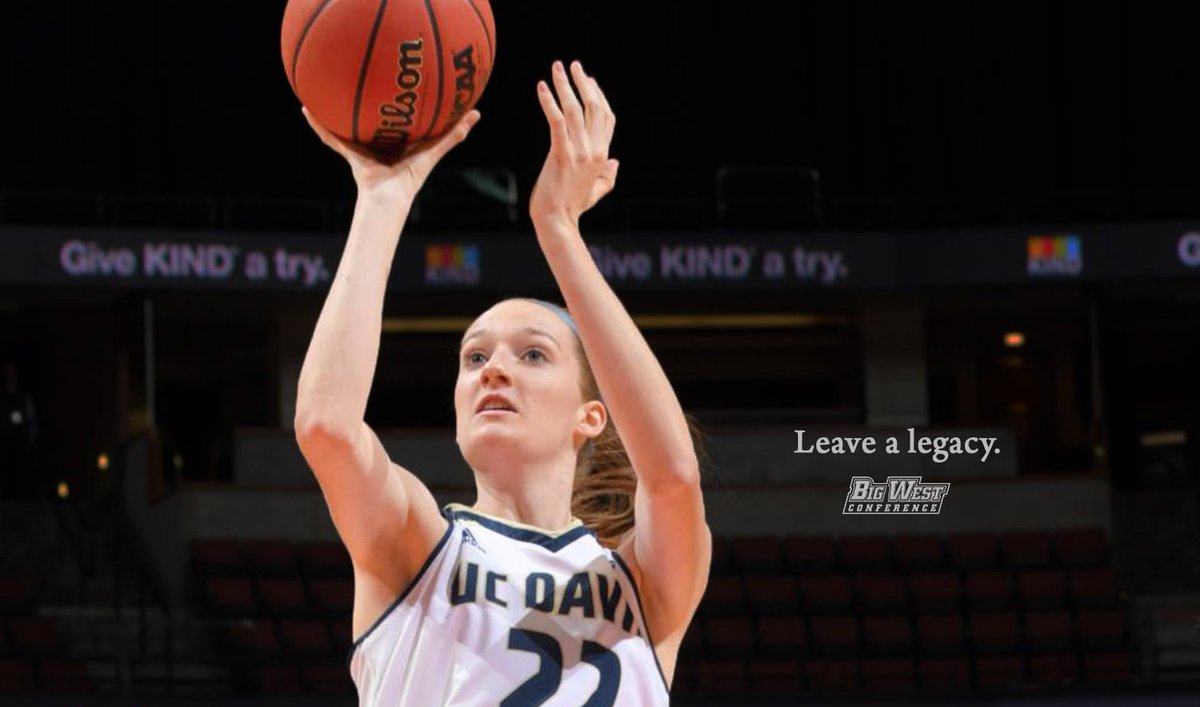 Dear @UCDavisWBB, We are so proud. You've won 25+ for 3-straight yrs (25-6) (4th-ever in BWC to do so) You claimed your 3rd-straight BWC🏆& the BWT🏆 Your 15 league Ws are a UCD-best You've won 16-straight Good luck in #marchmadness #LeaveALegacy Sincerely, @BigWestSports