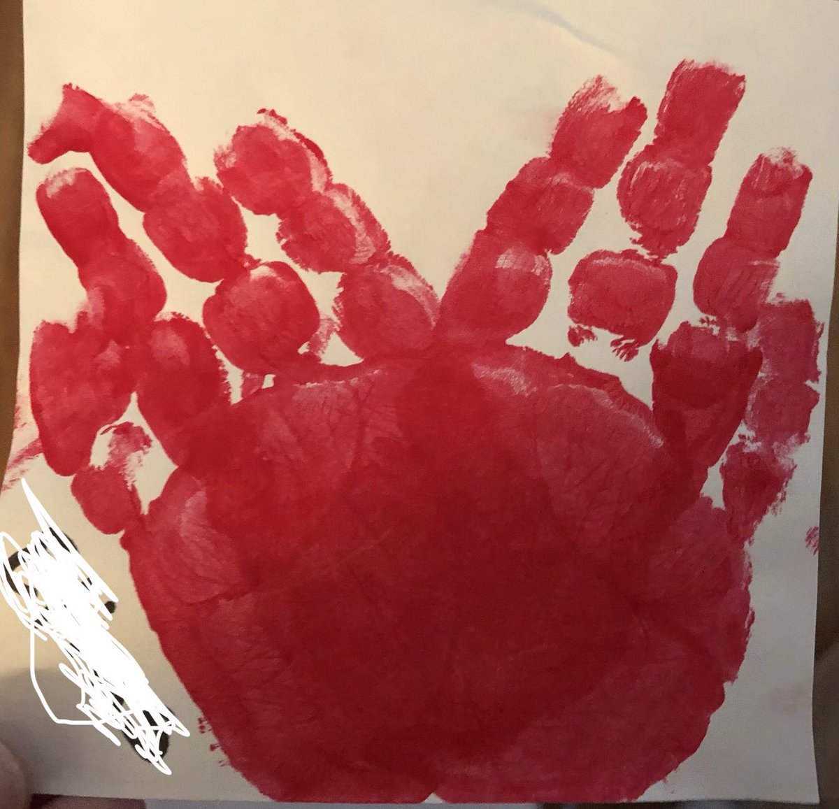 30sPeaceofMind's tweet photo. Tell me what you think this is at first glance....andddddd goooooo! #WhatIsThis #NameThatArt #childhoodmemories #toddlerart #toddler #abstractart #CaptionThis #CaptionFriday https://t.co/9phxEZ2GQ1