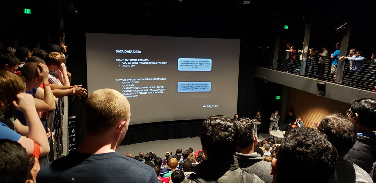 RasuShrestha's tweet image. Packed house at #hackathonCLT!

hackathonclt.org

#bigdata for better #publichealth

#Charlotte #CLT