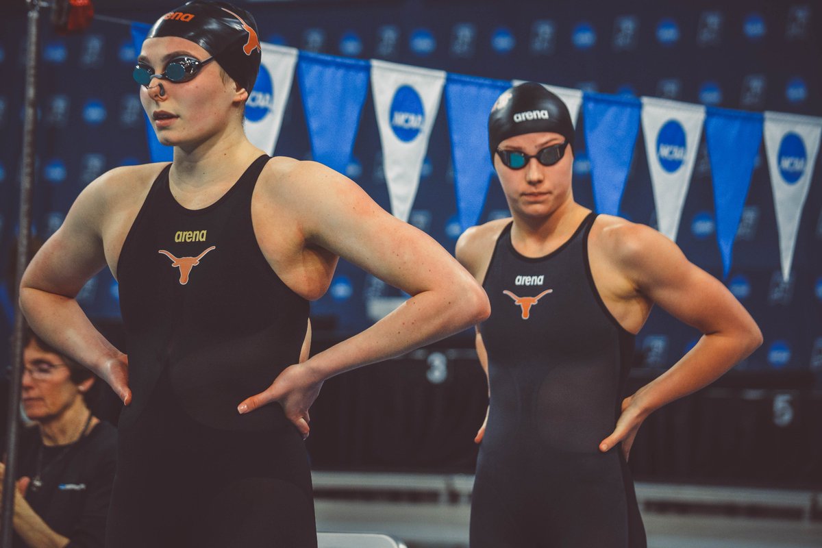 TexasWSD's tweet photo. Texas picks up a fourth-place finish in the consolation finals of the 200 medley relay with a time of 1:36.78. 🤘

That's the ninth-best time in program history. https://t.co/da3OcYwWJd